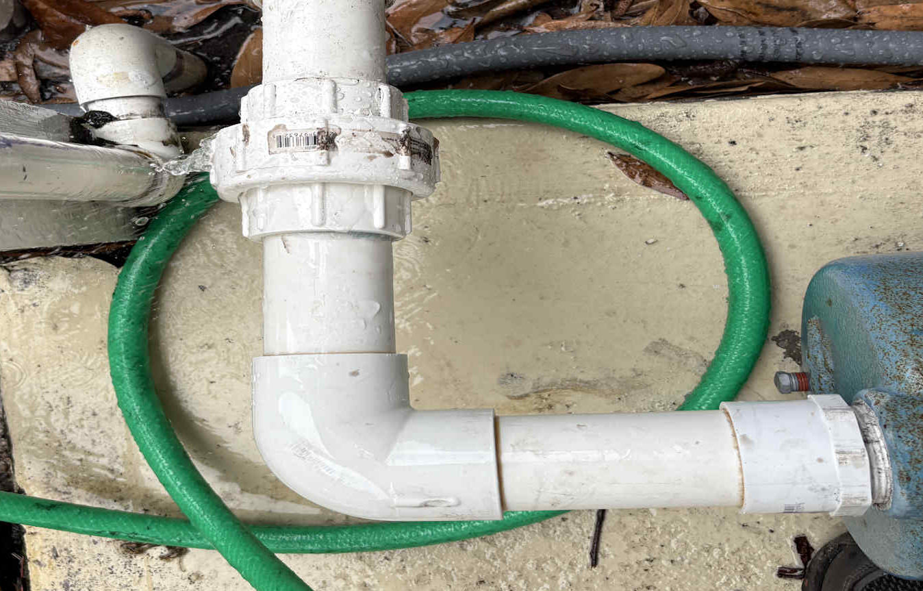 Broken Pump Line